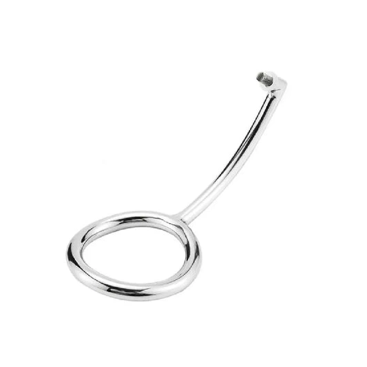 Anal 4663 with Hook Ring DiscreetChoice Cock Stainless Set Steel 0808